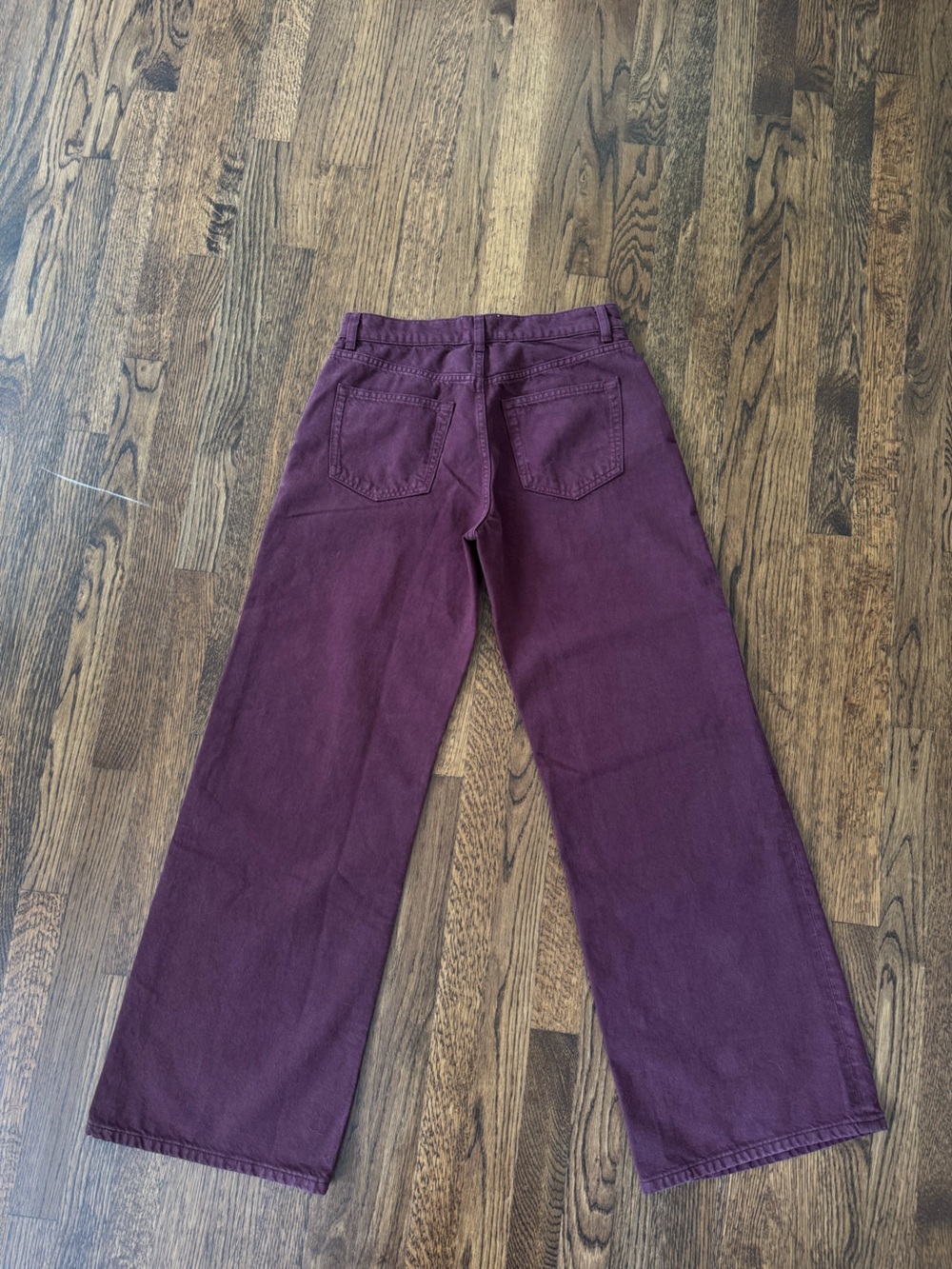 Reformation Cary Low Rise Slouchy Wide Leg Jeans 27 Blackberry - Picture 2 of 11